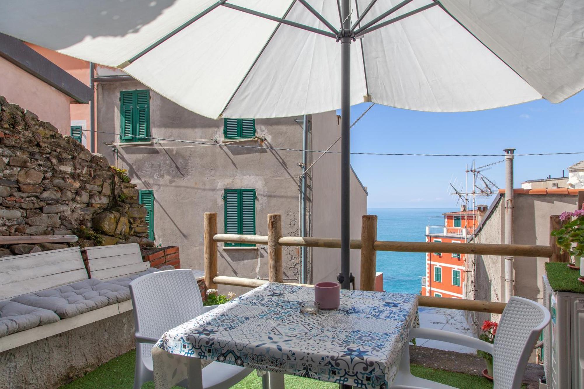 Ariel - Sea View Double Room Riomaggiore Luaran gambar