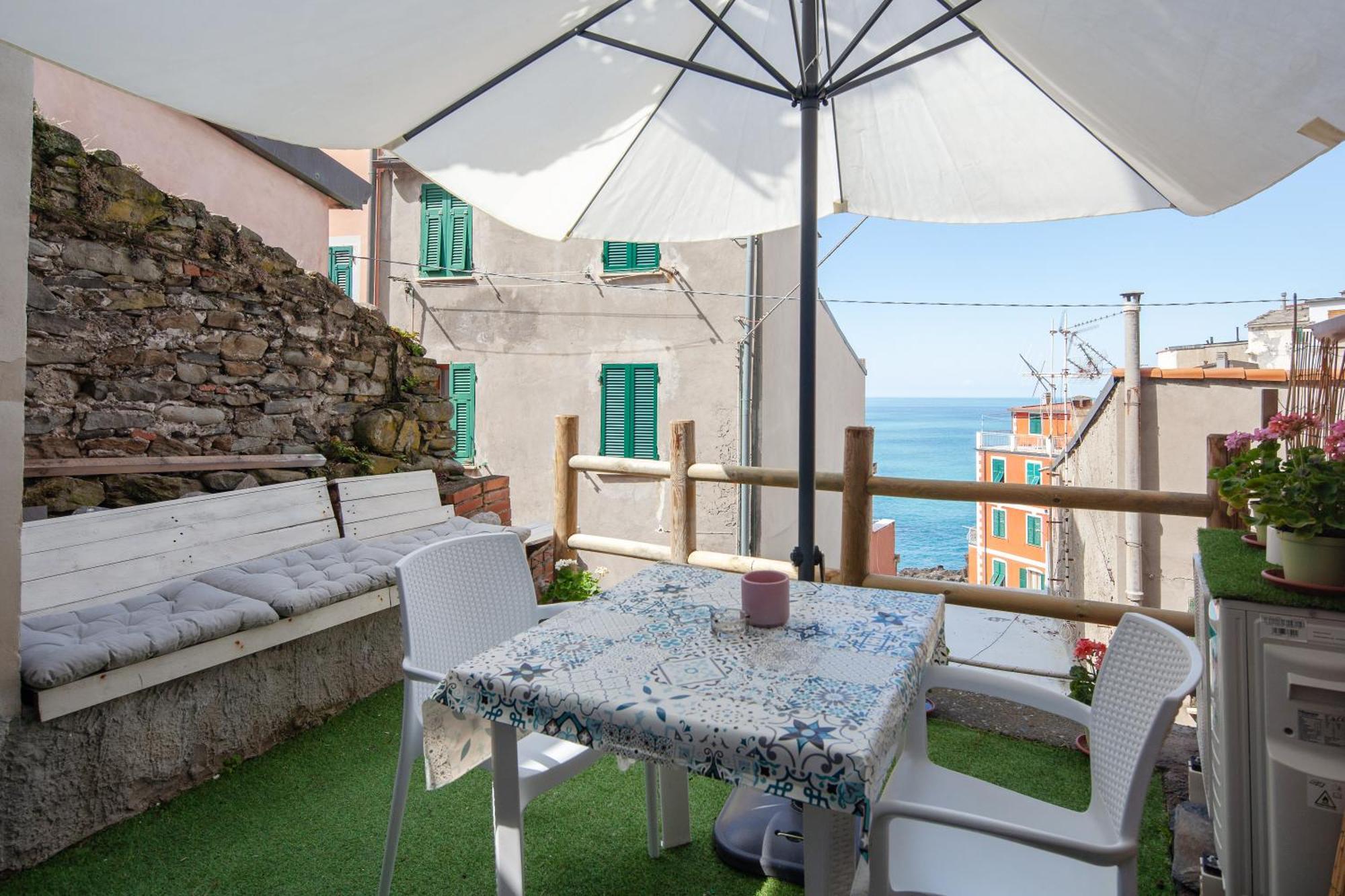Ariel - Sea View Double Room Riomaggiore Luaran gambar